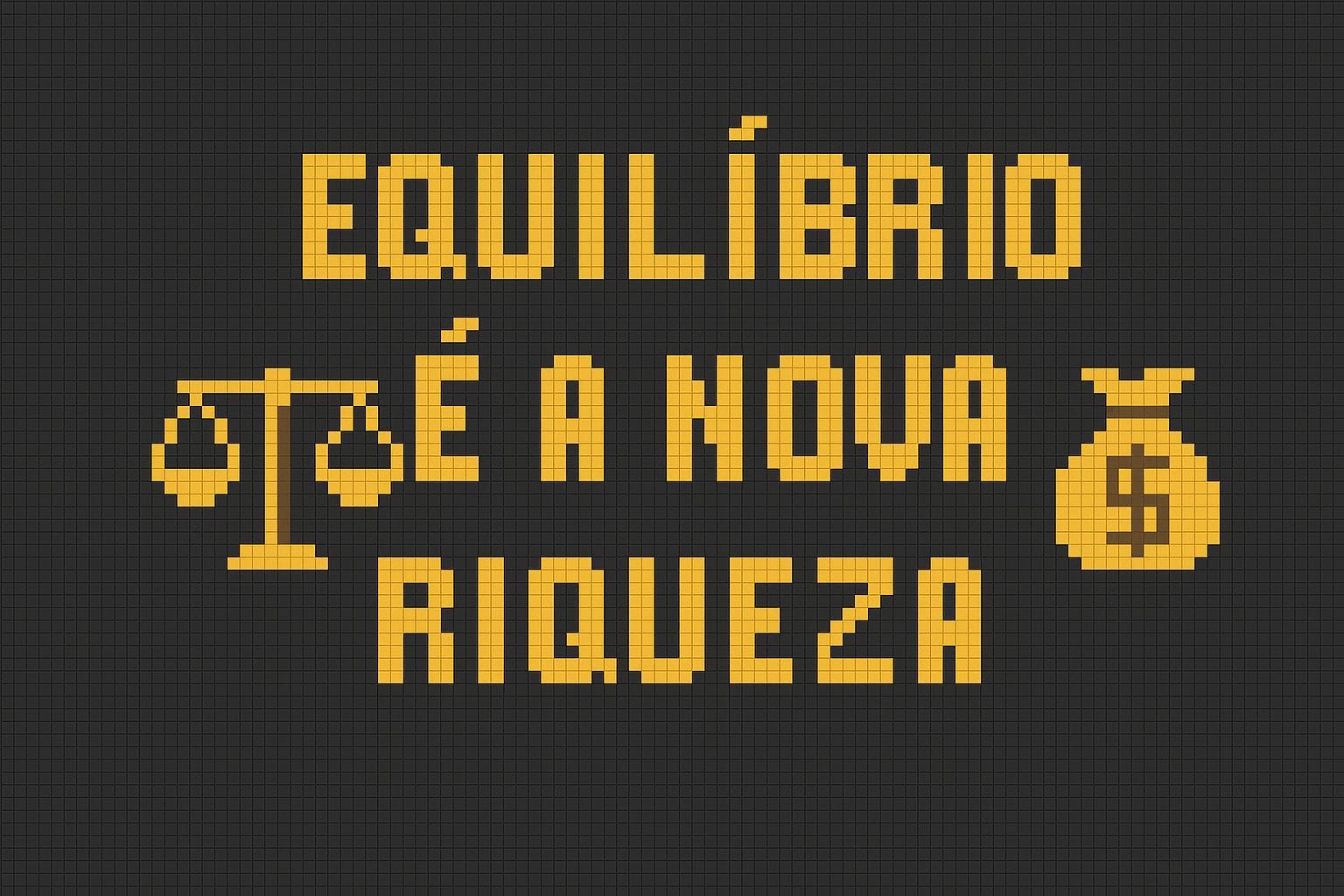 Equilíbrio é a nova riqueza
